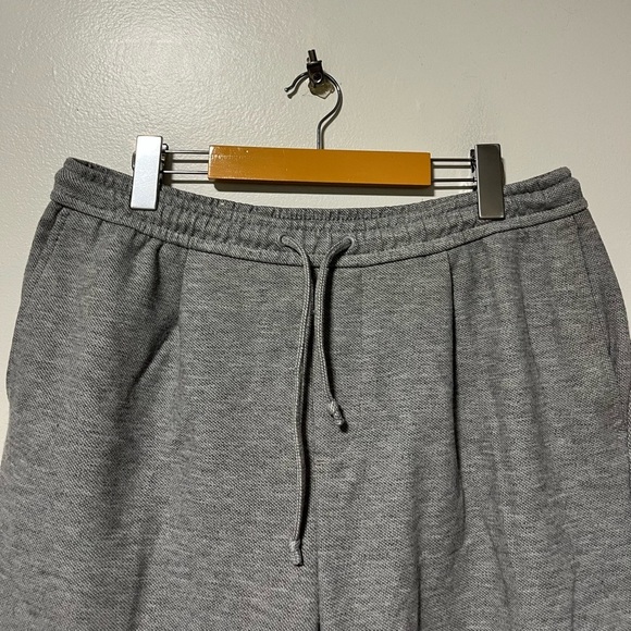 Zara Men’s Gray Drawstring Lounge Shorts Size XL - Casual Everyday Style - Picture 3 of 9